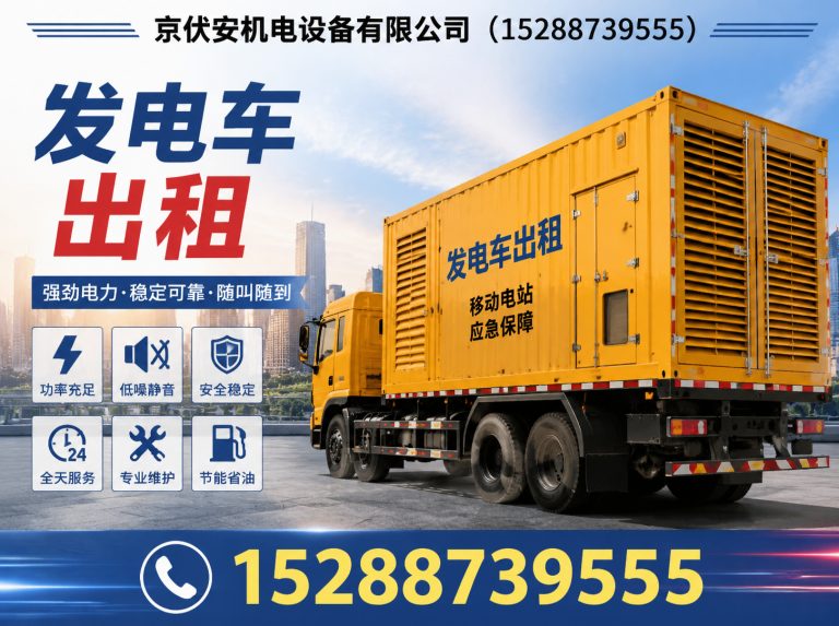 厦门发电车租赁展示图