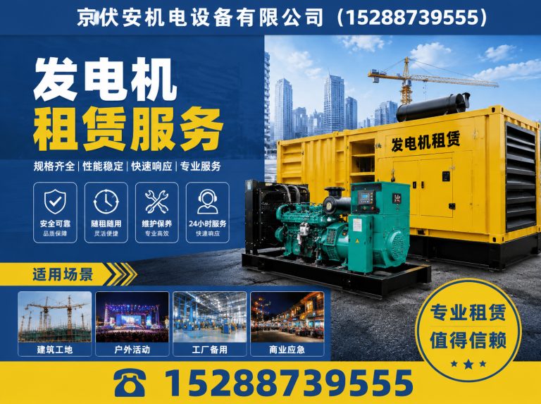 厦门发电机出租展示图
